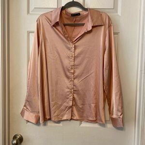 SHEIN NWOT satin blouse size 2xl